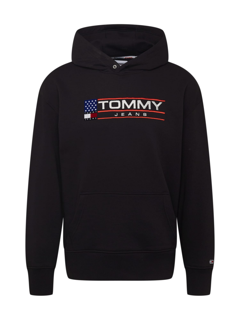 Tommy Jeans Bluză de molton 'Modern Sport'  albastru / roșu / negru / alb