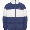 Tommy Jeans Geacă de iarnă 'Authentic'  bleumarin / roşu închis / alb