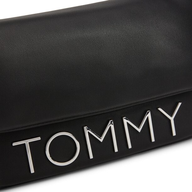 Tommy Jeans Geantă de umăr  negru / argintiu preţ