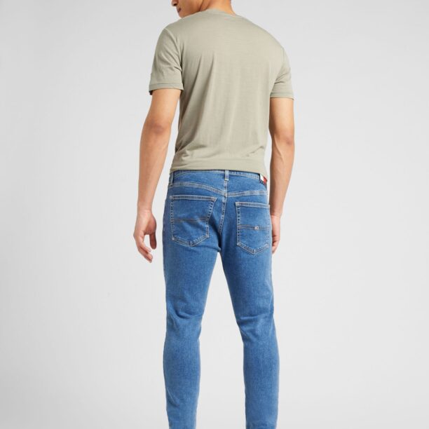 Tommy Jeans Jeans 'AUSTIN SLIM TAPERED'  albastru marin / albastru denim / roșu / alb preţ