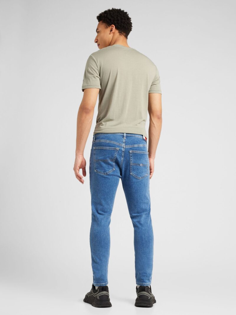 Tommy Jeans Jeans 'AUSTIN SLIM TAPERED'  albastru marin / albastru denim / roșu / alb preţ