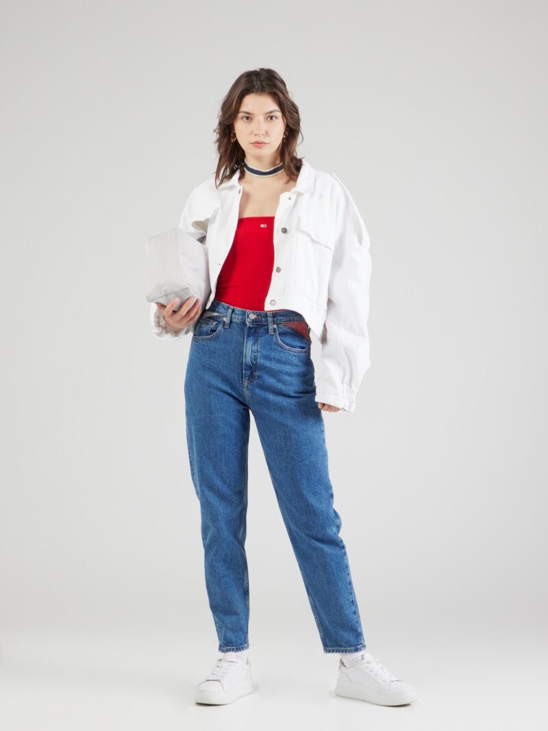 Cumpăra Tommy Jeans Jeans 'MOM JeansS'  albastru denim / roșu / alb