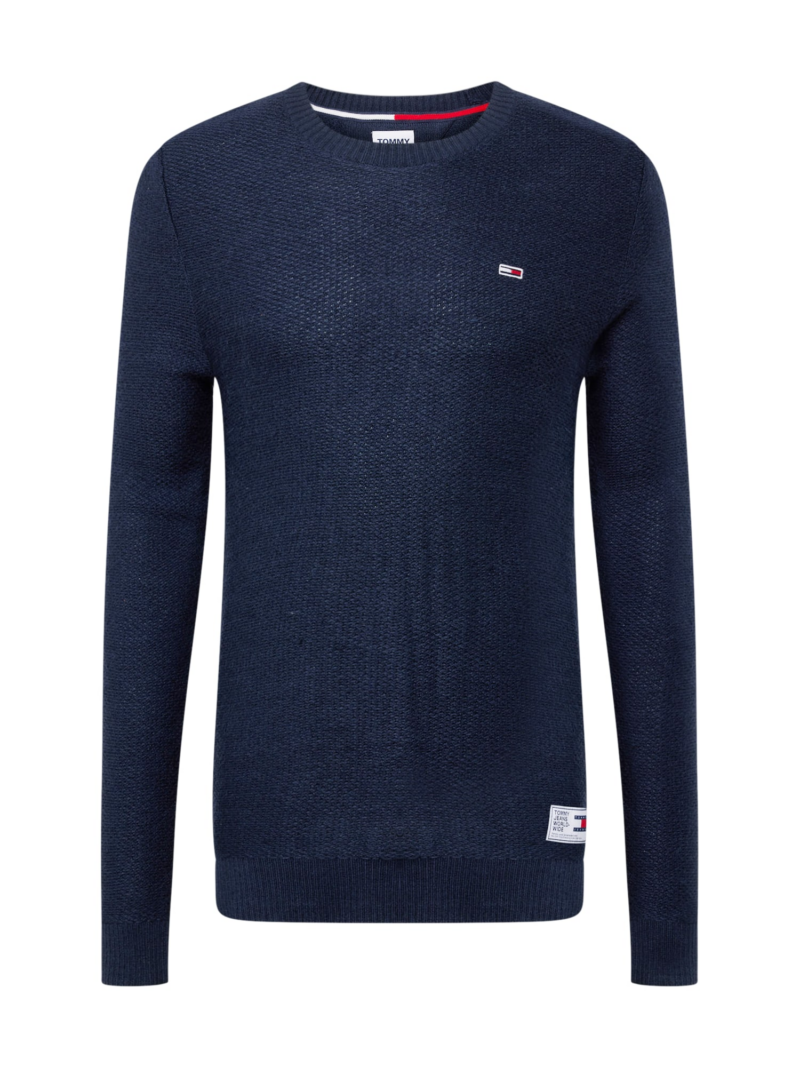 Tommy Jeans Pulover  bleumarin / albastru amestec / roșu / alb