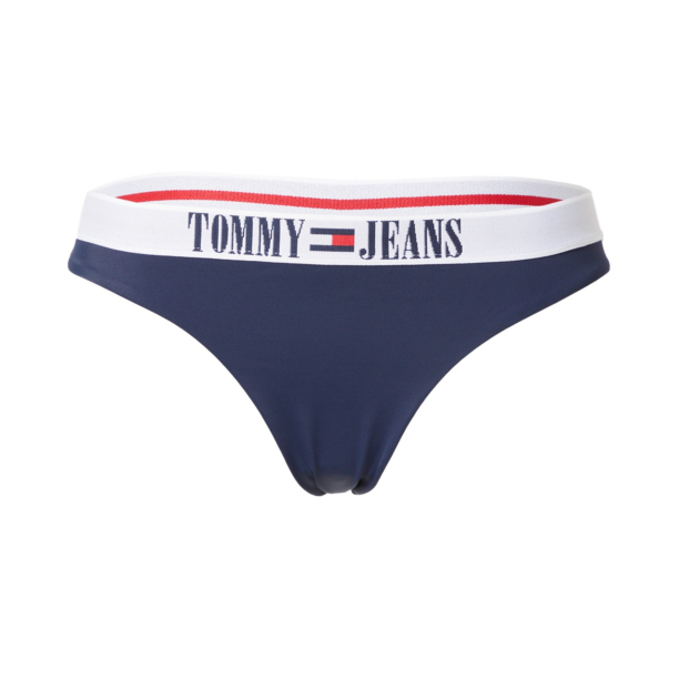 Tommy Jeans Slip costum de baie  albastru marin / roșu / alb