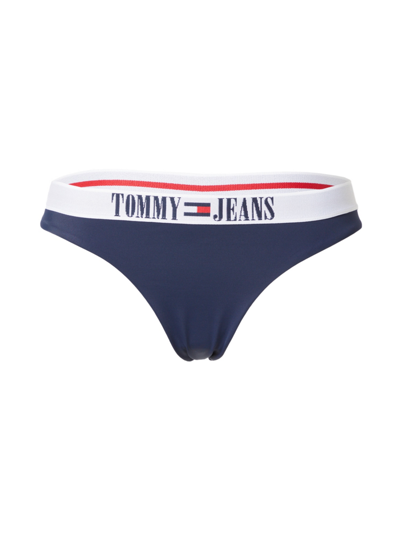 Tommy Jeans Slip costum de baie  albastru marin / roșu / alb