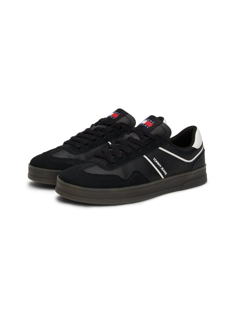 Tommy Jeans Sneaker low 'Court'  negru / alb