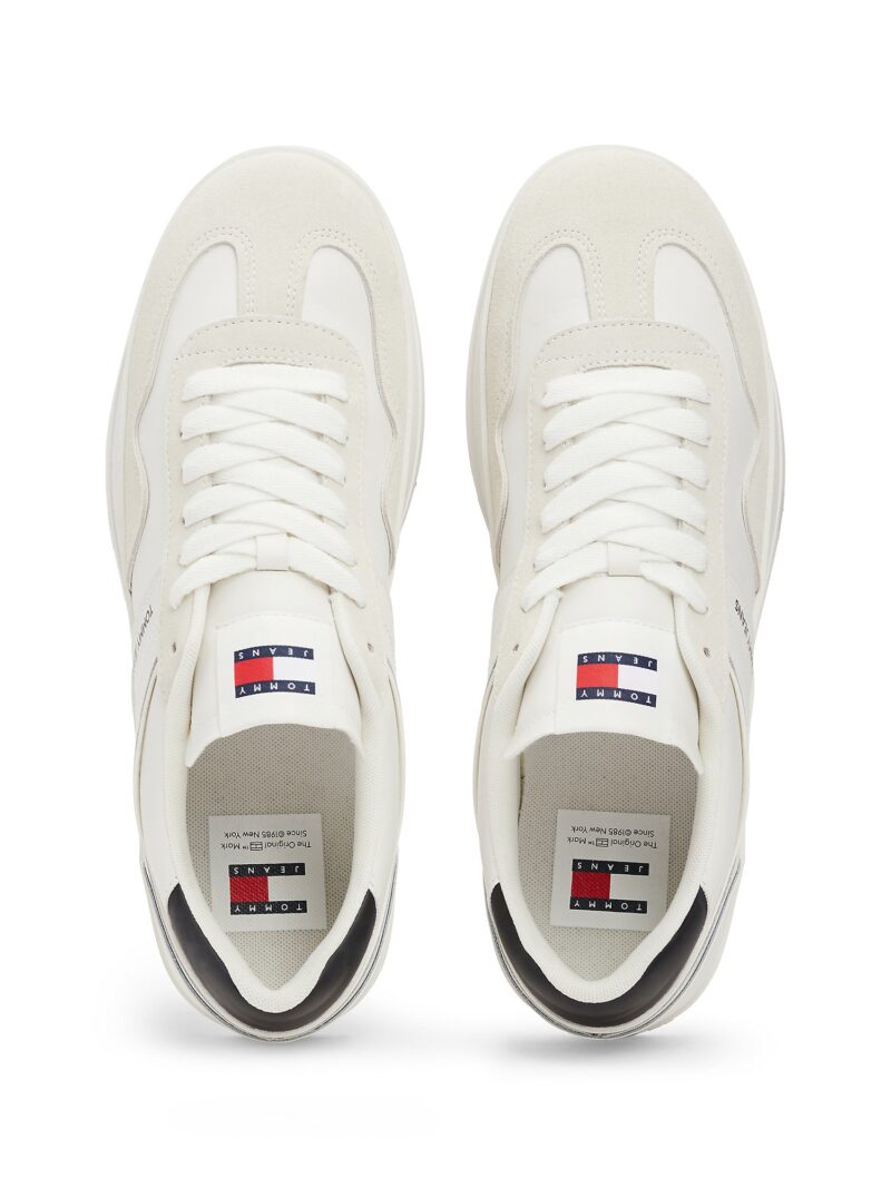 Tommy Jeans Sneaker low  ecru / negru / alb preţ