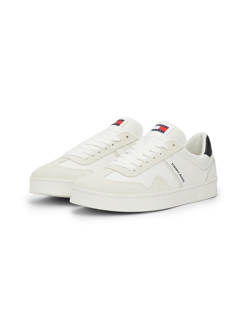 Tommy Jeans Sneaker low  ecru / negru / alb