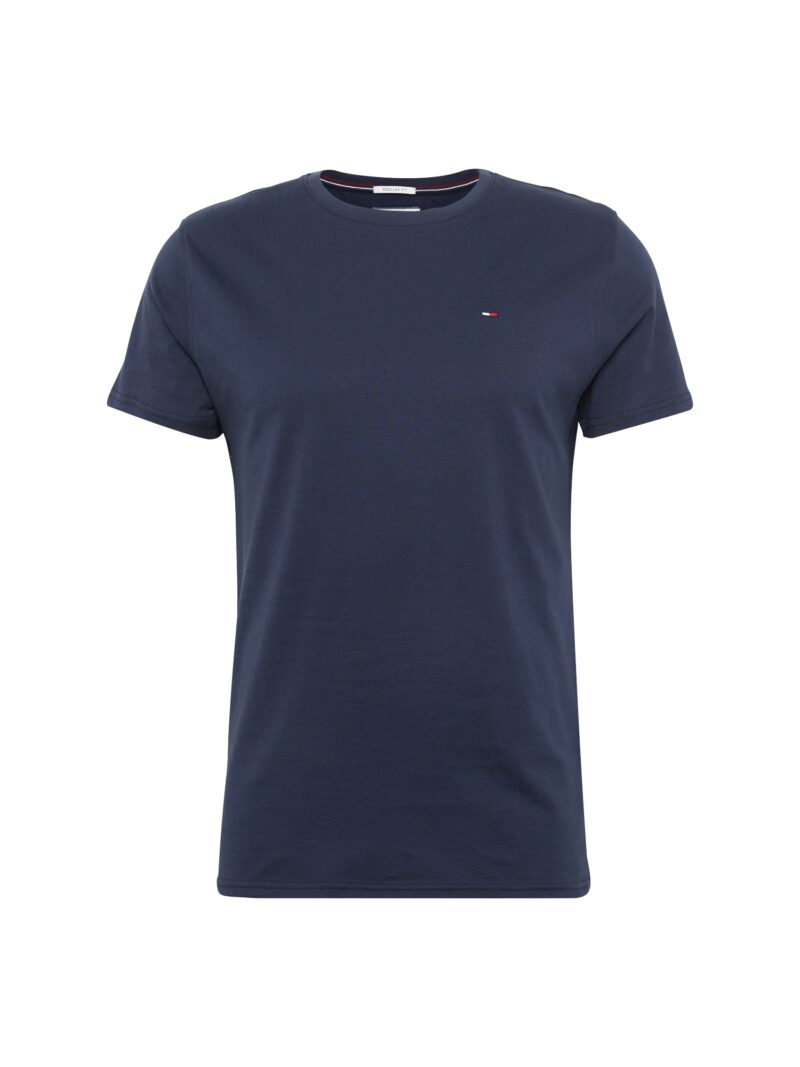 Tommy Jeans Tricou  albastru închis / roși aprins / alb