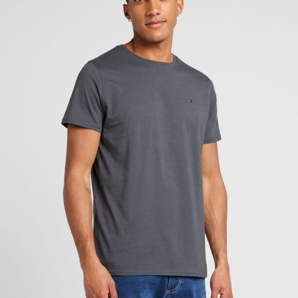 Tommy Jeans Tricou  albastru marin / gri închis / roșu / alb