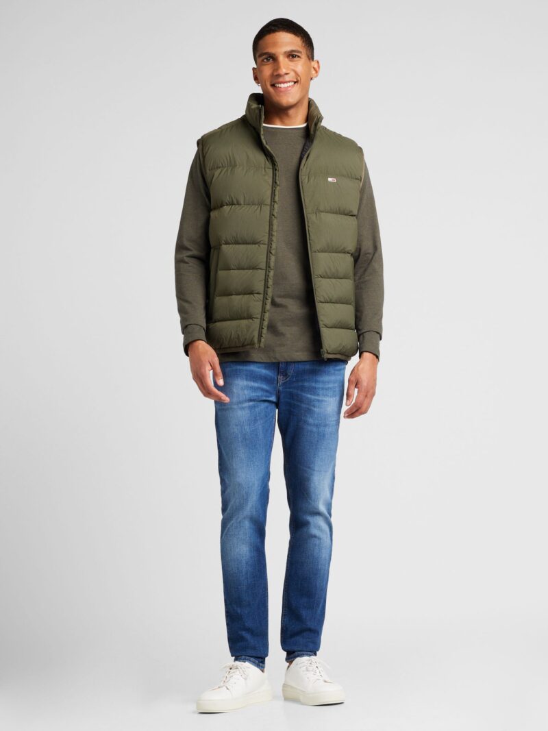 Cumpăra Tommy Jeans Vestă  bleumarin / verde / roșu / alb