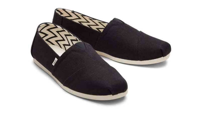 Toms Alpargata BLack Recycled Cotton Canvas preţ