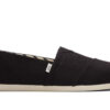 Toms Alpargata BLack Recycled Cotton Canvas