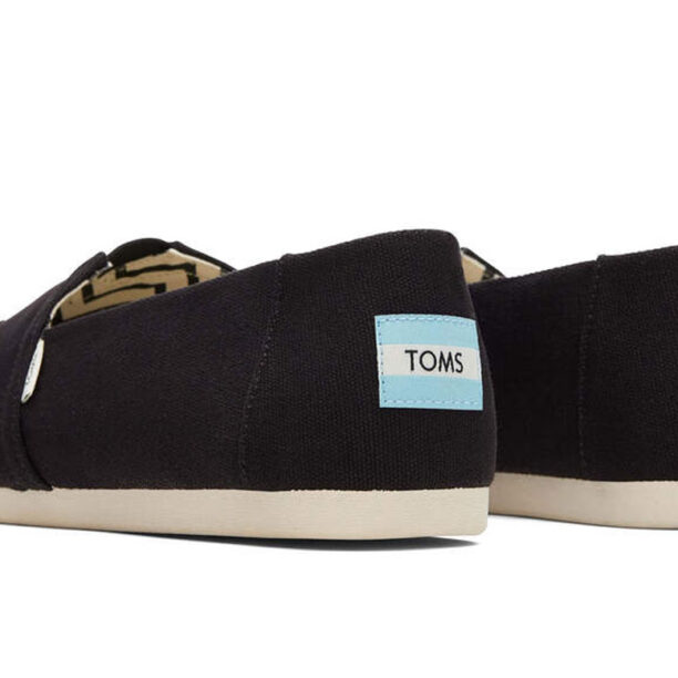 Cumpăra Toms Alpargata BLack Recycled Cotton Canvas