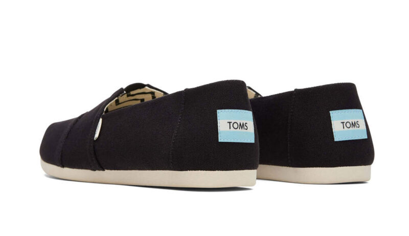 Cumpăra Toms Alpargata BLack Recycled Cotton Canvas