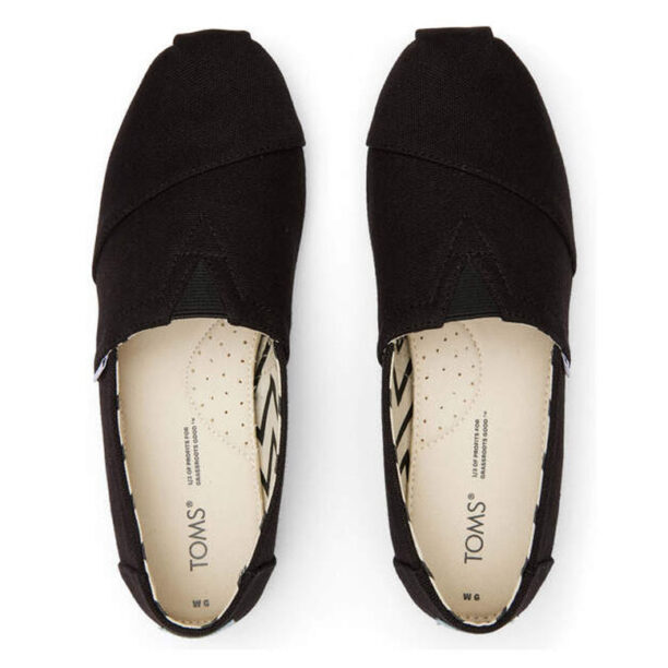 Cumpăra Toms Alpargata Black/Black Recycled Cotton Canvas Wmn