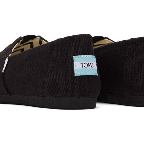 Original Toms Alpargata Black/Black Recycled Cotton Canvas Wmn