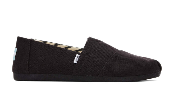 Toms Alpargata Black/Black Recycled Cotton Canvas Wmn