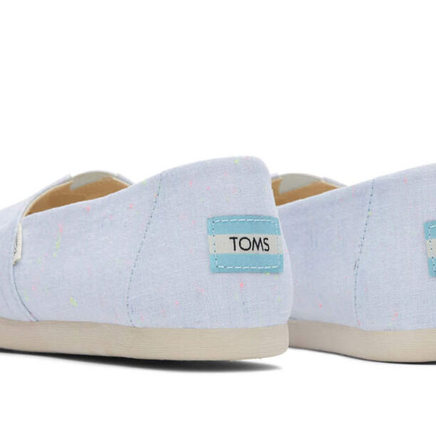 Cumpăra Toms Alpargata Light Blue Speckled Linene Wmn