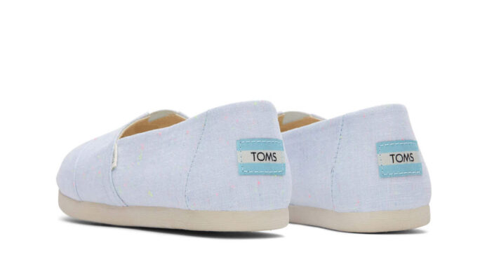 Cumpăra Toms Alpargata Light Blue Speckled Linene Wmn