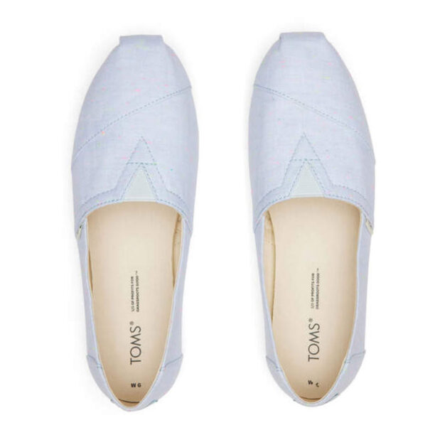 Preţ Toms Alpargata Light Blue Speckled Linene Wmn