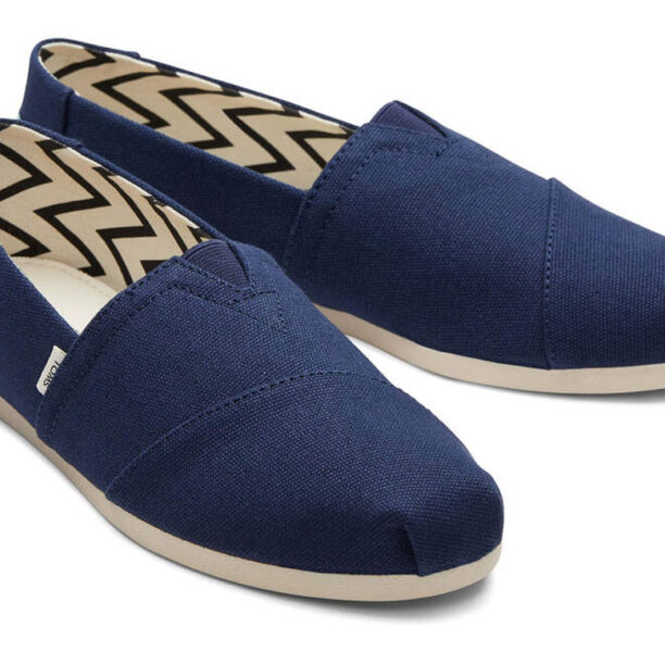 Toms Alpargata Navy Recycled Cotton Canvas preţ