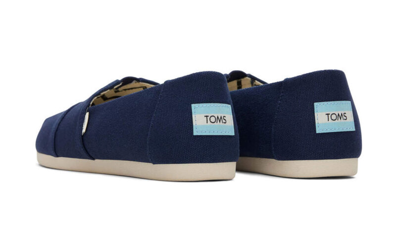 Cumpăra Toms Alpargata Navy Recycled Cotton Canvas