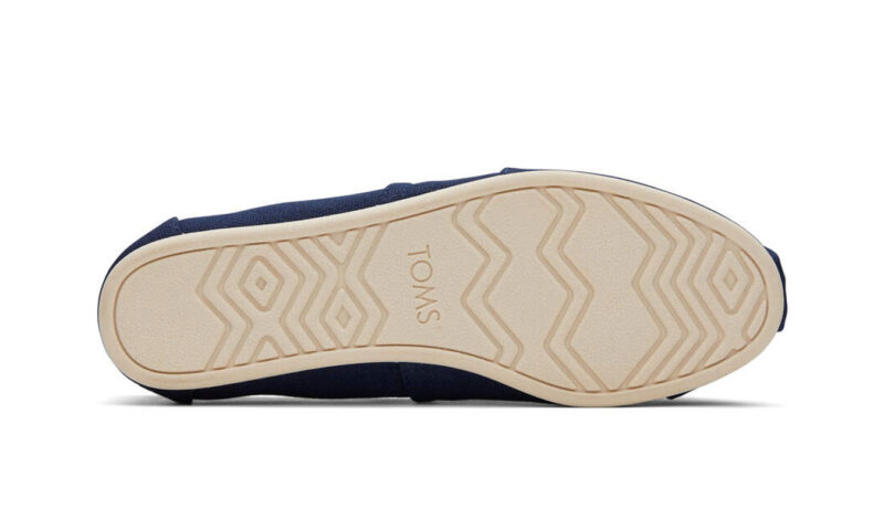 Preţ Toms Alpargata Navy Recycled Cotton Canvas