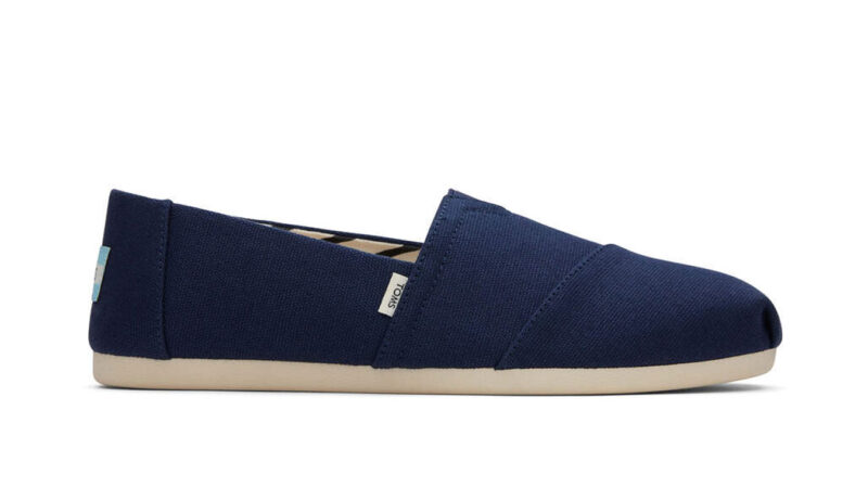 Toms Alpargata Navy Recycled Cotton Canvas