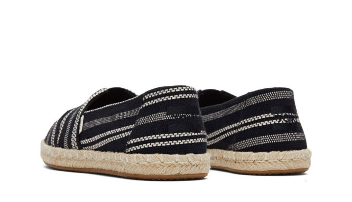 Cumpăra Toms Alpargata Rope Black Global Stripe Wmns