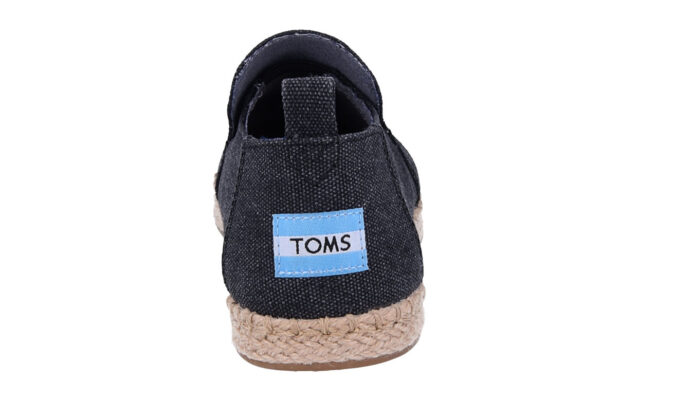 Toms Alpargatas Black Washed Canvas Deconstructed - imagine 7