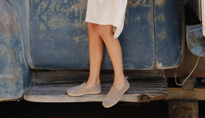 Original Toms Alpargatas Desert Washed Canvas Deconstructed