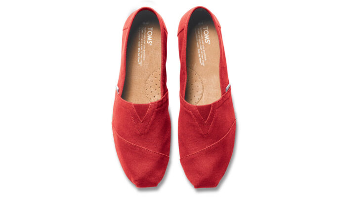 Toms Alpargatas W Red Canvas preţ