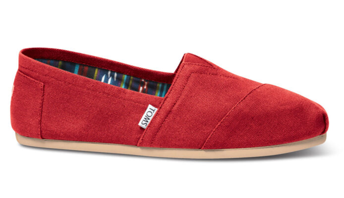 Toms Alpargatas W Red Canvas