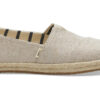 Toms Beige Metallic Canvas Women's Espadrilles