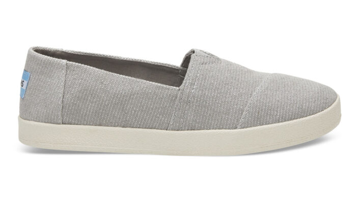 Toms Drizzle Grey Heavy Canvas