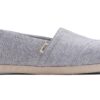 Toms Drizzle Grey Slub Chambray Women's Classics