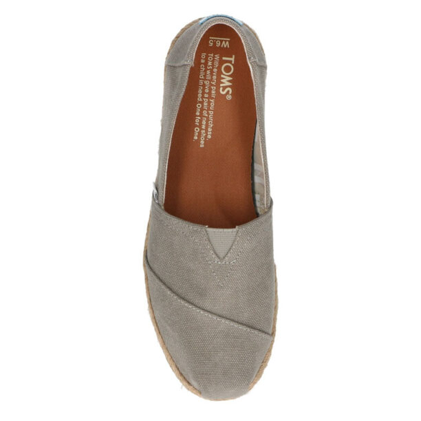 Cumpăra Toms Drizzle Grey Washed Canvas Alpargata