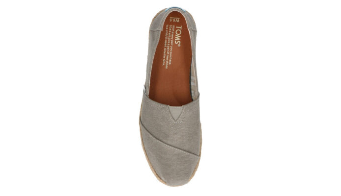 Cumpăra Toms Drizzle Grey Washed Canvas Alpargata