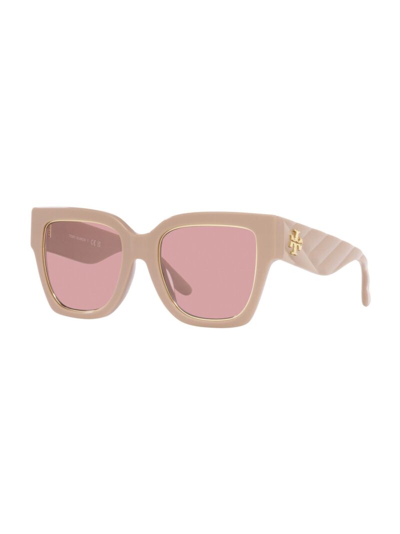 Tory Burch Ochelari de soare  culoarea pielii / roz deschis