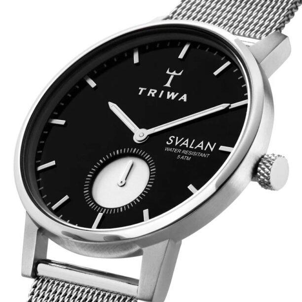 Triwa Ebony Svalan Steel Mesh Super Slim preţ