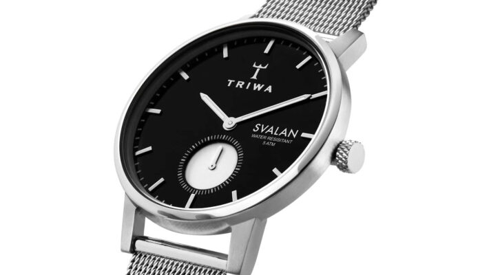 Triwa Ebony Svalan Steel Mesh Super Slim preţ