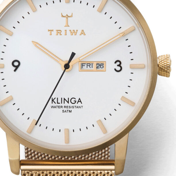 Cumpăra Triwa Ivory Klinga Gold Mesh