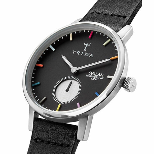 Triwa Vivid Svalan - Black Classic super slim preţ