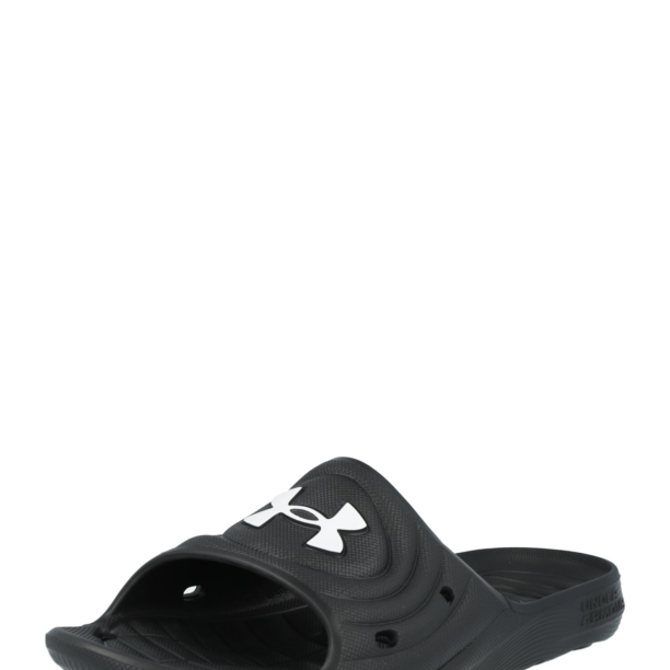 UNDER ARMOUR Flip-flops  negru / alb