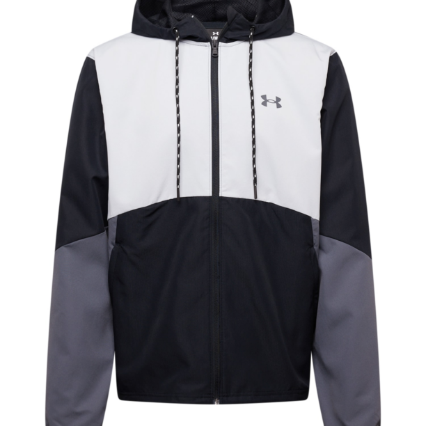 UNDER ARMOUR Geacă sport 'Legacy'  gri închis / negru / alb