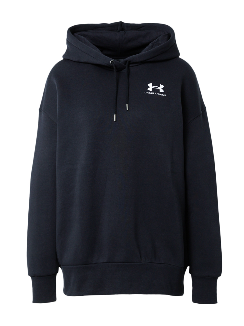 UNDER ARMOUR Hanorac sport 'Essential'  negru / alb