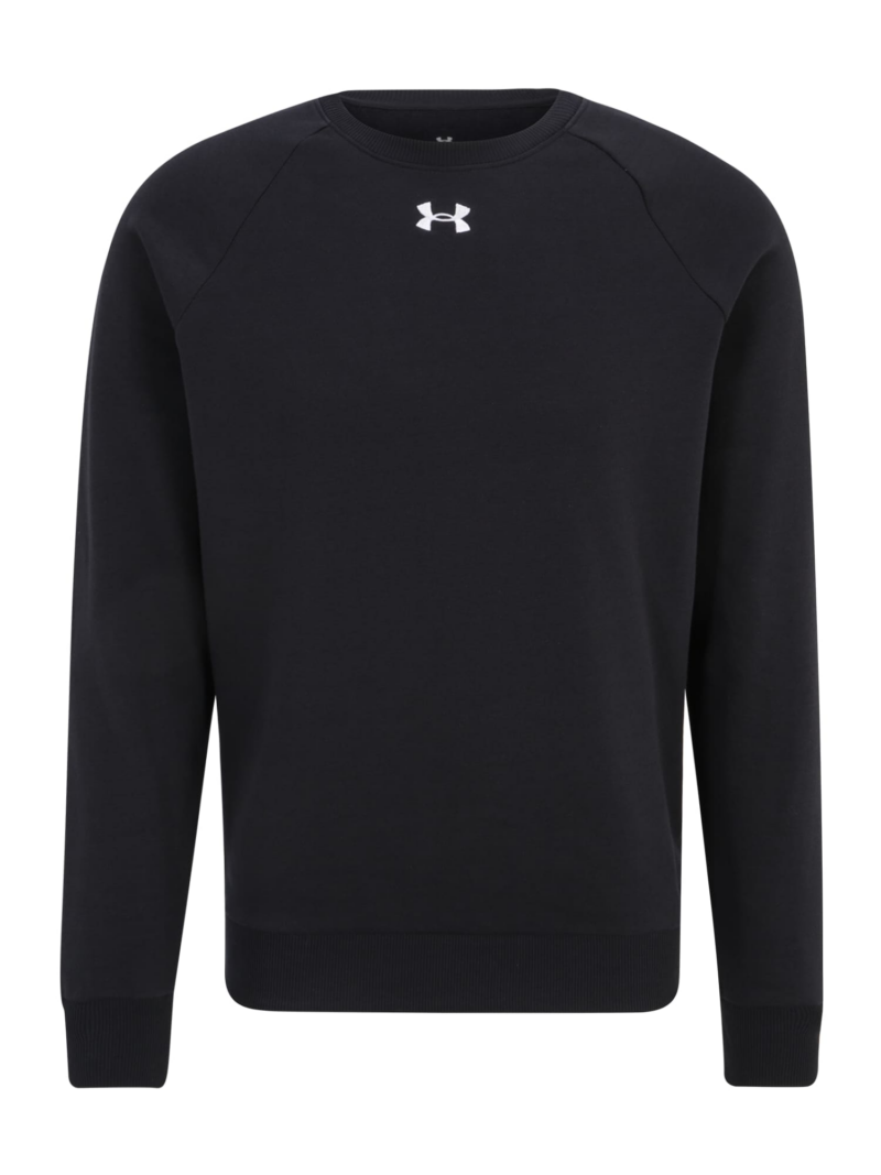 UNDER ARMOUR Hanorac sport 'Rival'  negru / alb