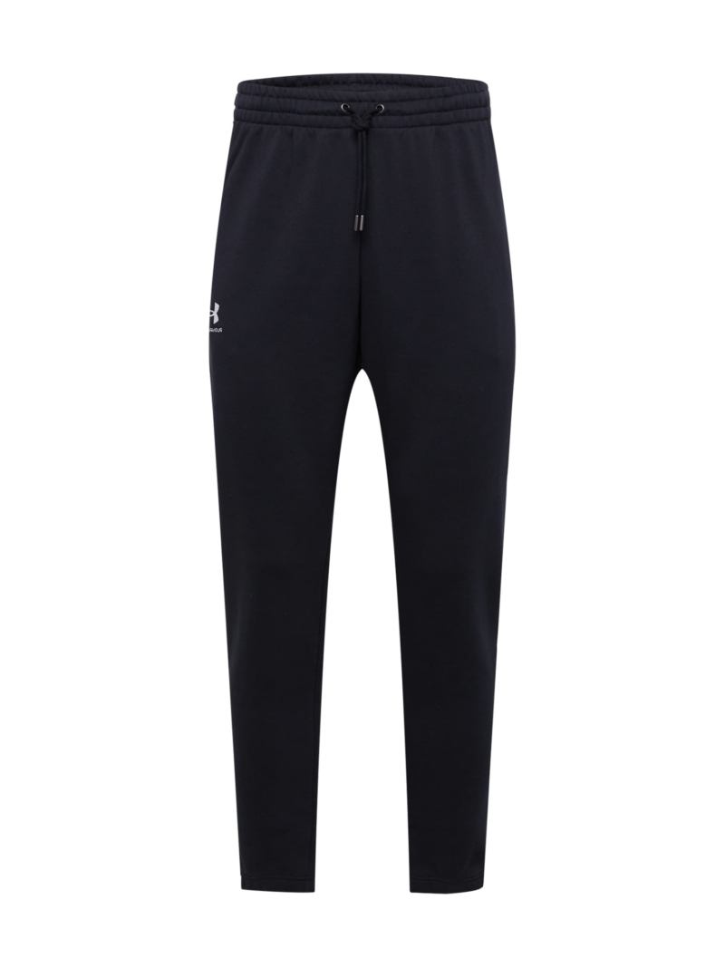 UNDER ARMOUR Pantaloni sport 'Essential'  negru / alb