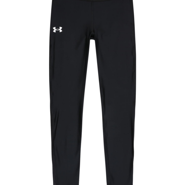 UNDER ARMOUR Pantaloni sport 'HeatGear'  negru / alb